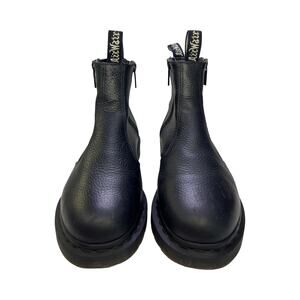 Dr. Martens 2976 Zip Chelsea Boots Black Pebbled Leather Women’s US 9 / EU 41